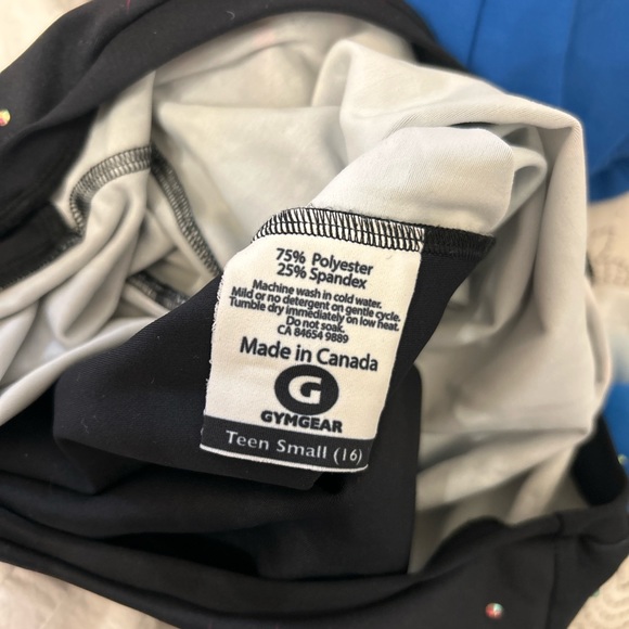 Beautiful, gymnastics leotard with Swarovski crystals - Picture 3 of 4